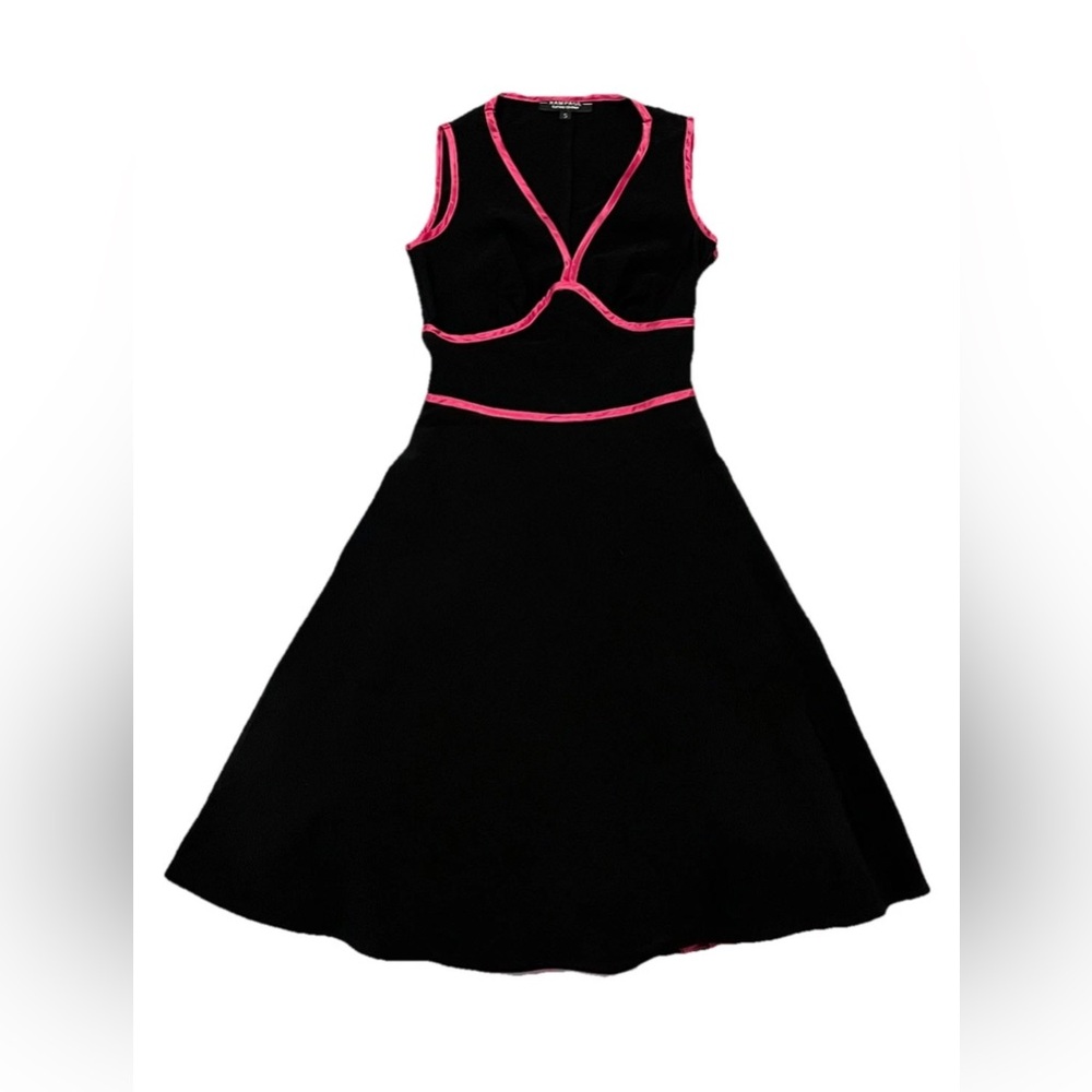 Rampage Vintage Pink & Black Cocktail Dress, 5